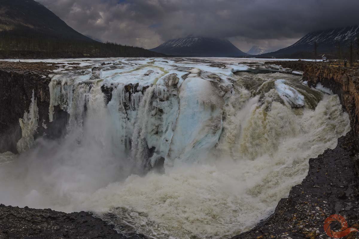 Водопад Кандинский на плато Путорана