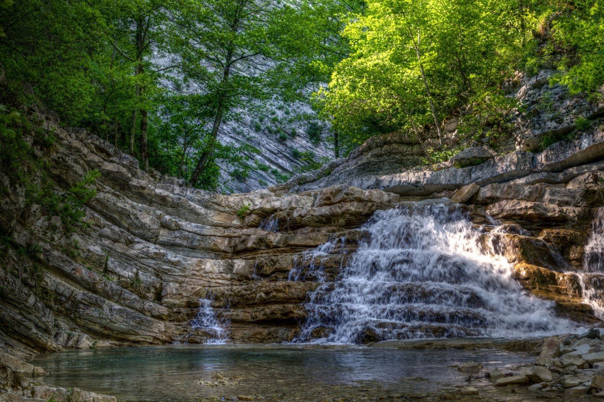 Водопады Куаго в Геленджике