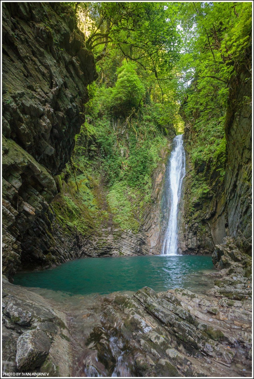 Водопад Ажек Сочи