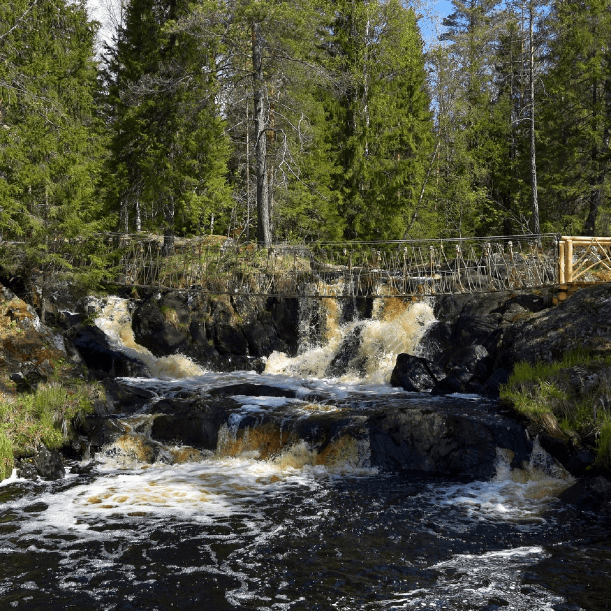 Сортавала водопады Ахвенкоски