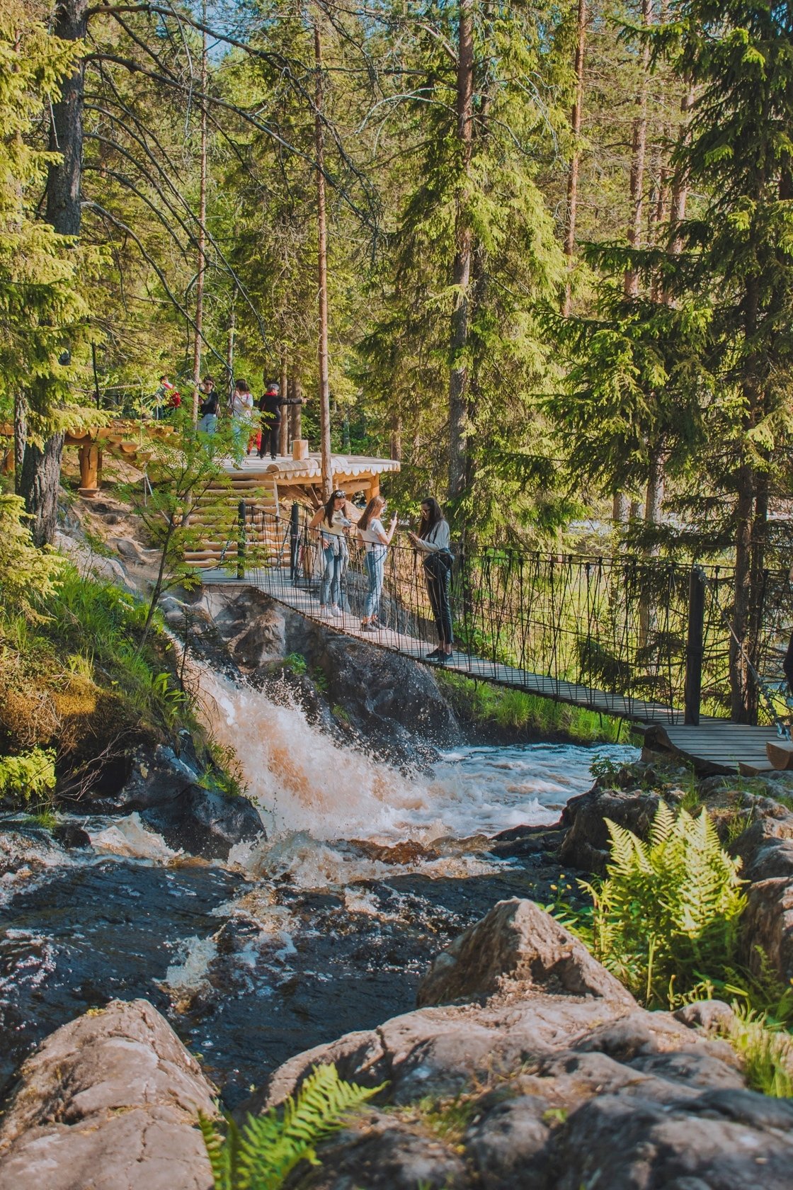 Водопады ахинкоски