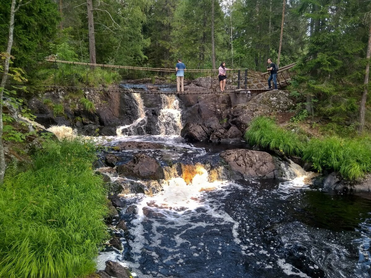 Ахинкоски водопады Карелия