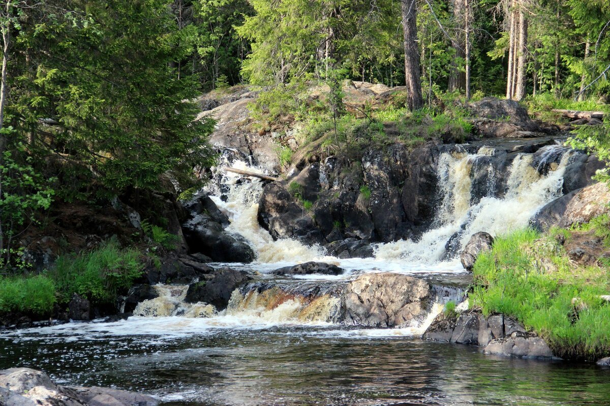 Ахинкоски водопады Карелия