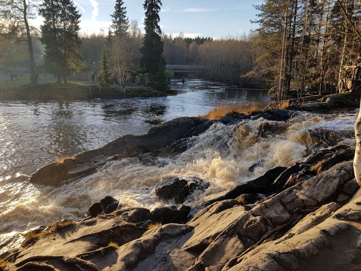 Ахинкоски водопады Карелия