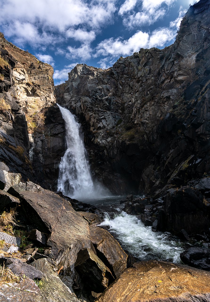 Чулышманская Долина водопад Куркуре