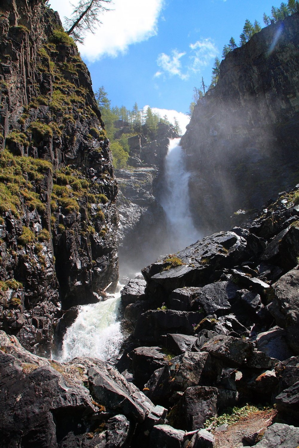 Водопады горного Алтая