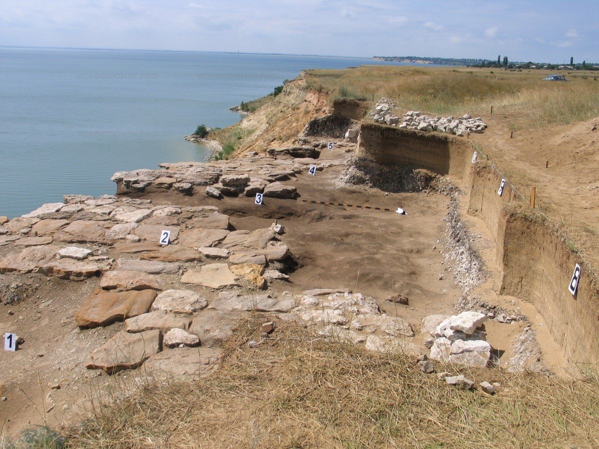 Цимлянское водохранилище крепость Саркел