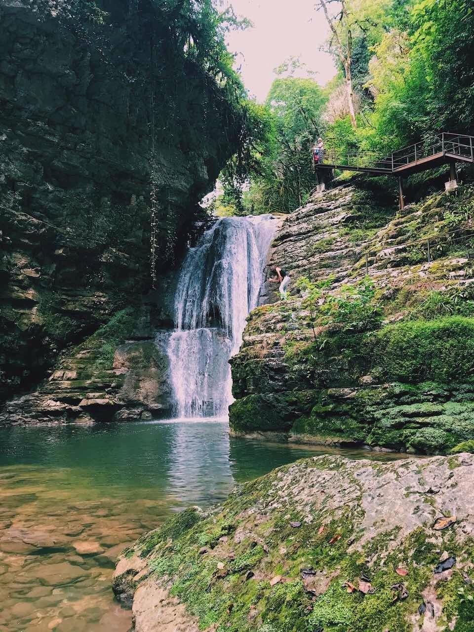 Абхазия Мерхеул водопад