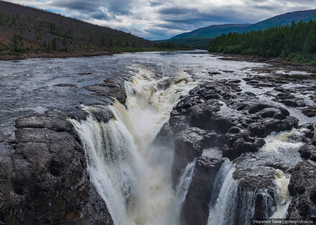 Иркиндинский водопад