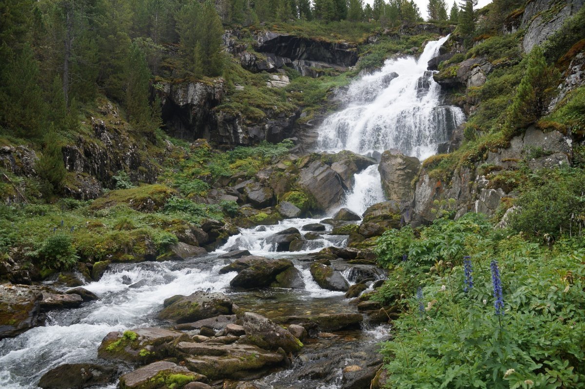 Алтай водопад Бельтертуюк зимой