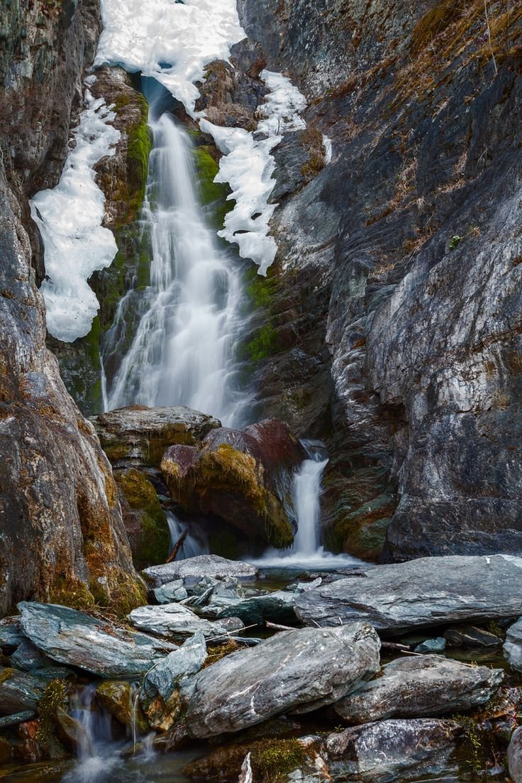 Водопад Текелю горный Алтай