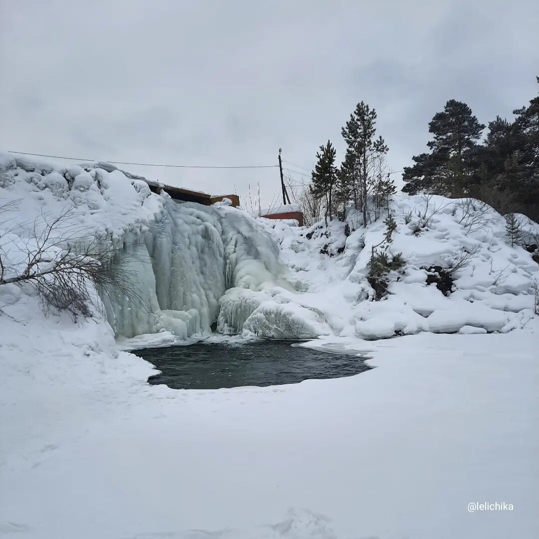 Карпысакский водопад Новосибирская