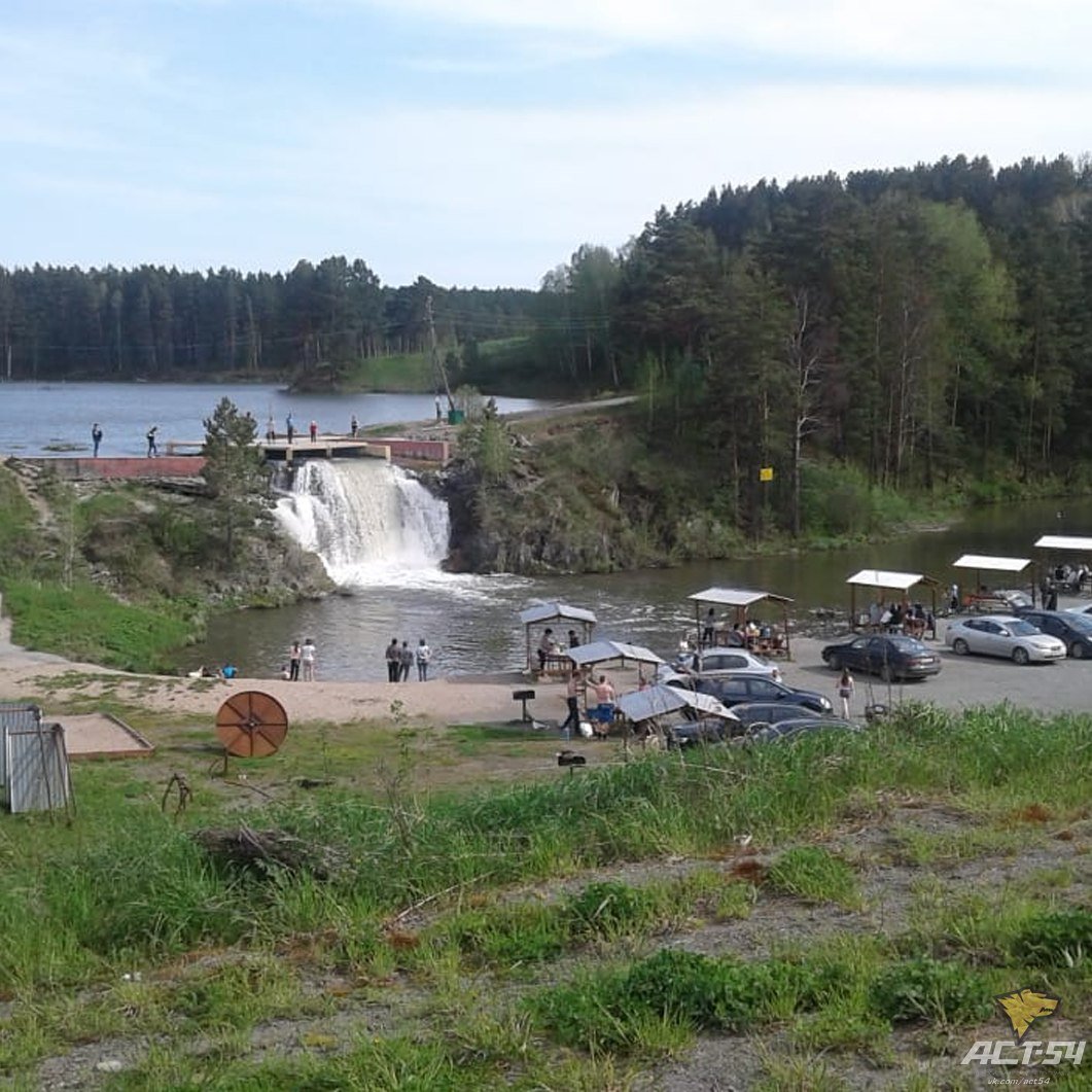 Карпысакский водопад Новосибирская область
