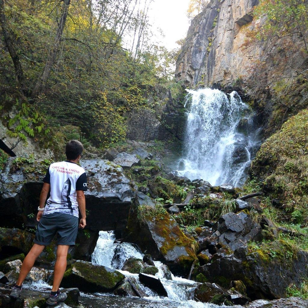 Ляжгинский водопад в Ингушетии