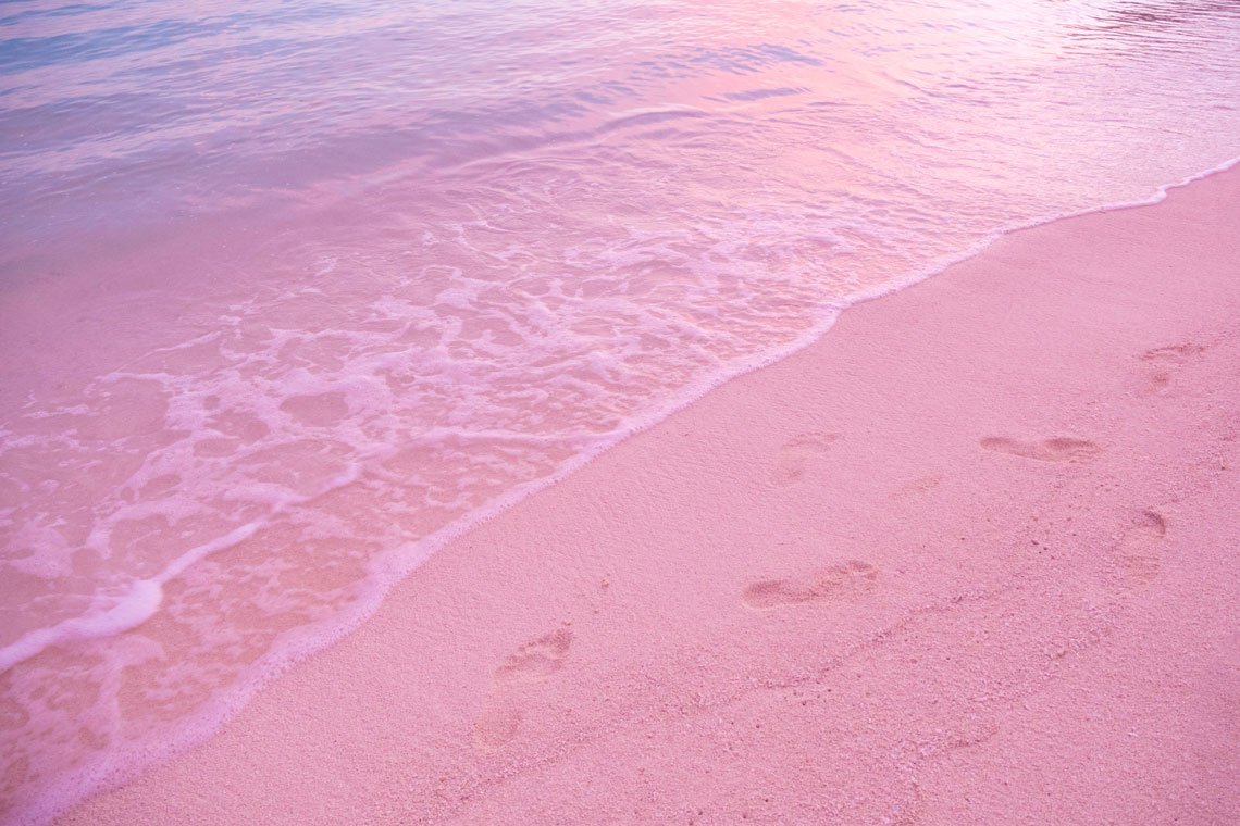 Pink Sands Beach Багамские острова