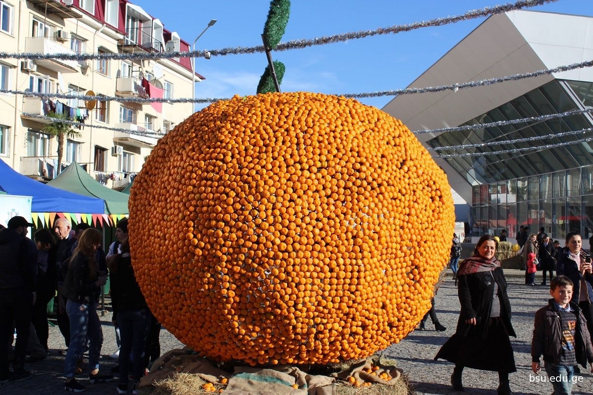 Огромный мандарин