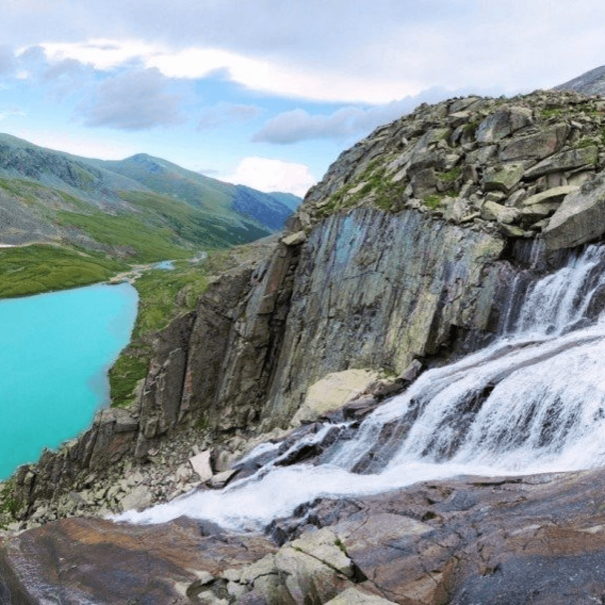 Учар Куркуре Чулышман водопад