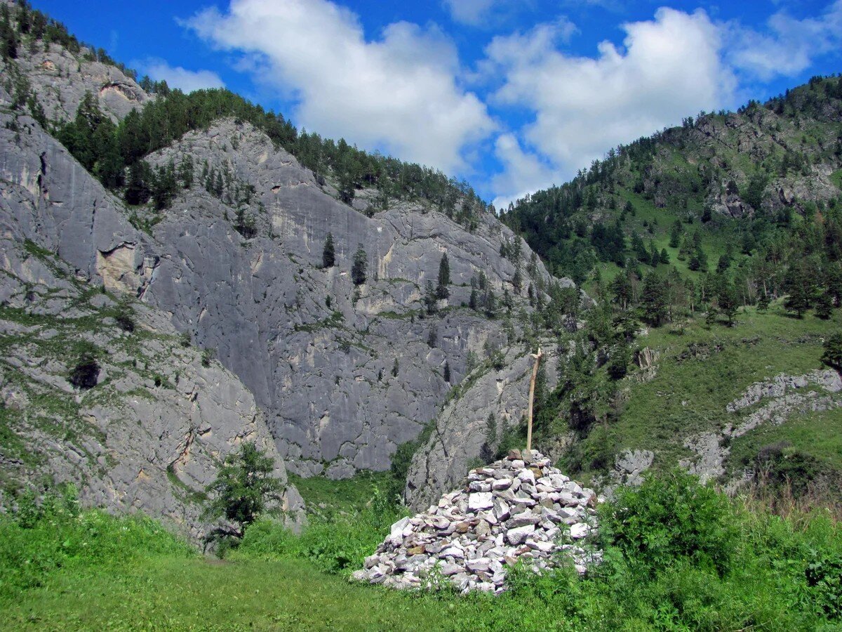 Водопад Чечкыш горный Алтай