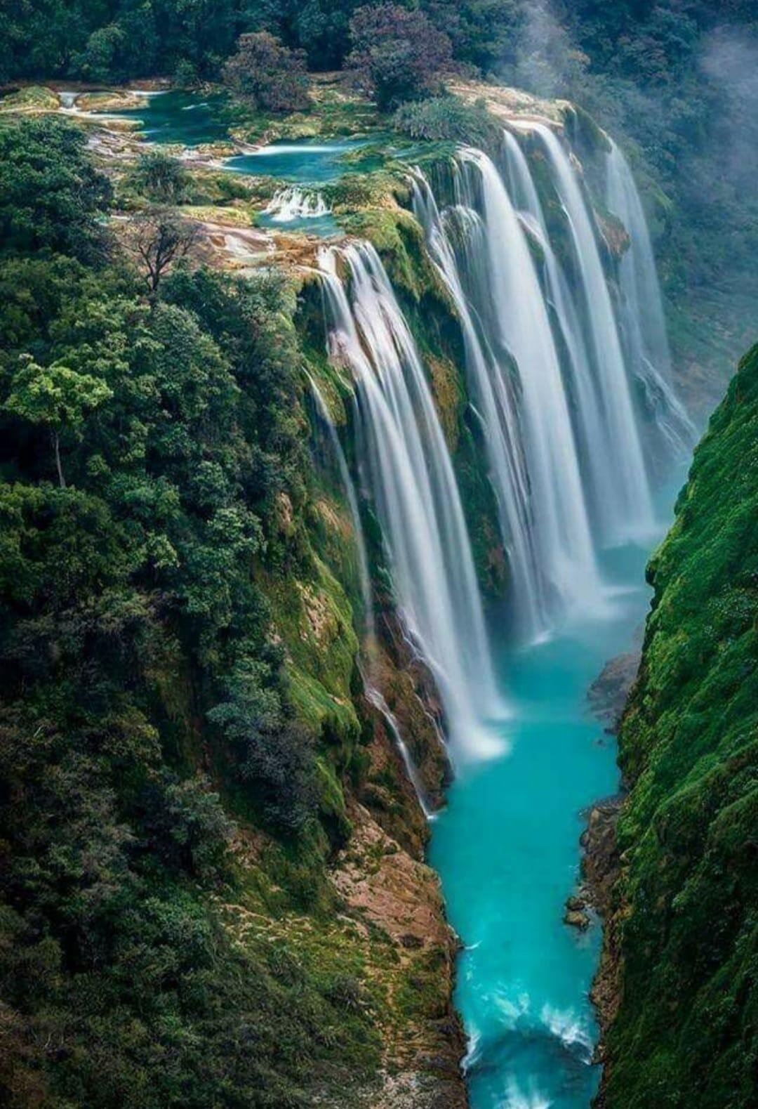 San Luis Potosi Mexico водопад
