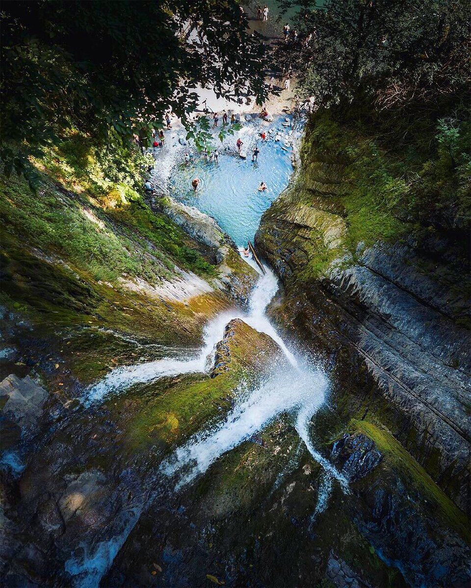 Ореховский водопад Сочи