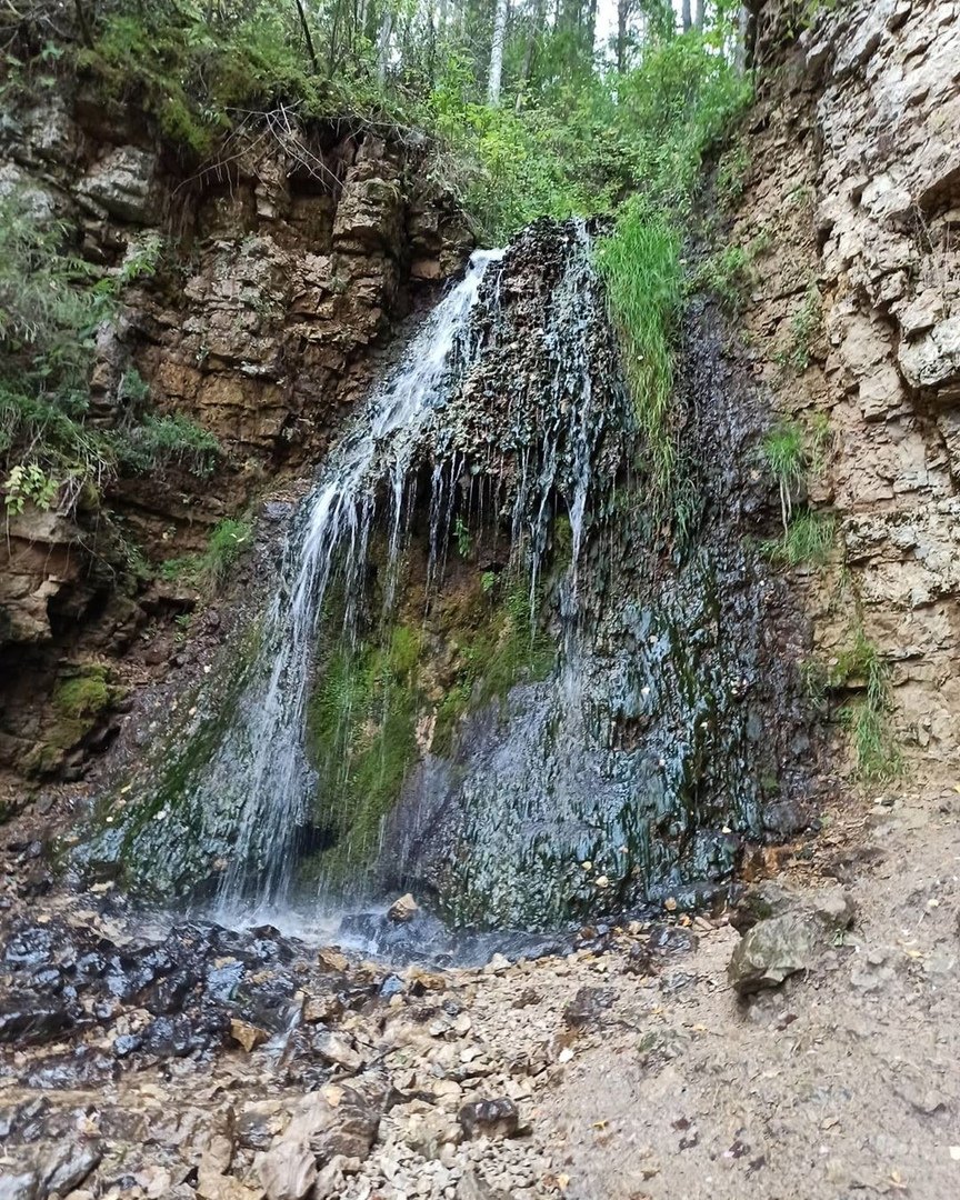 Береснятский водопад Кировской области