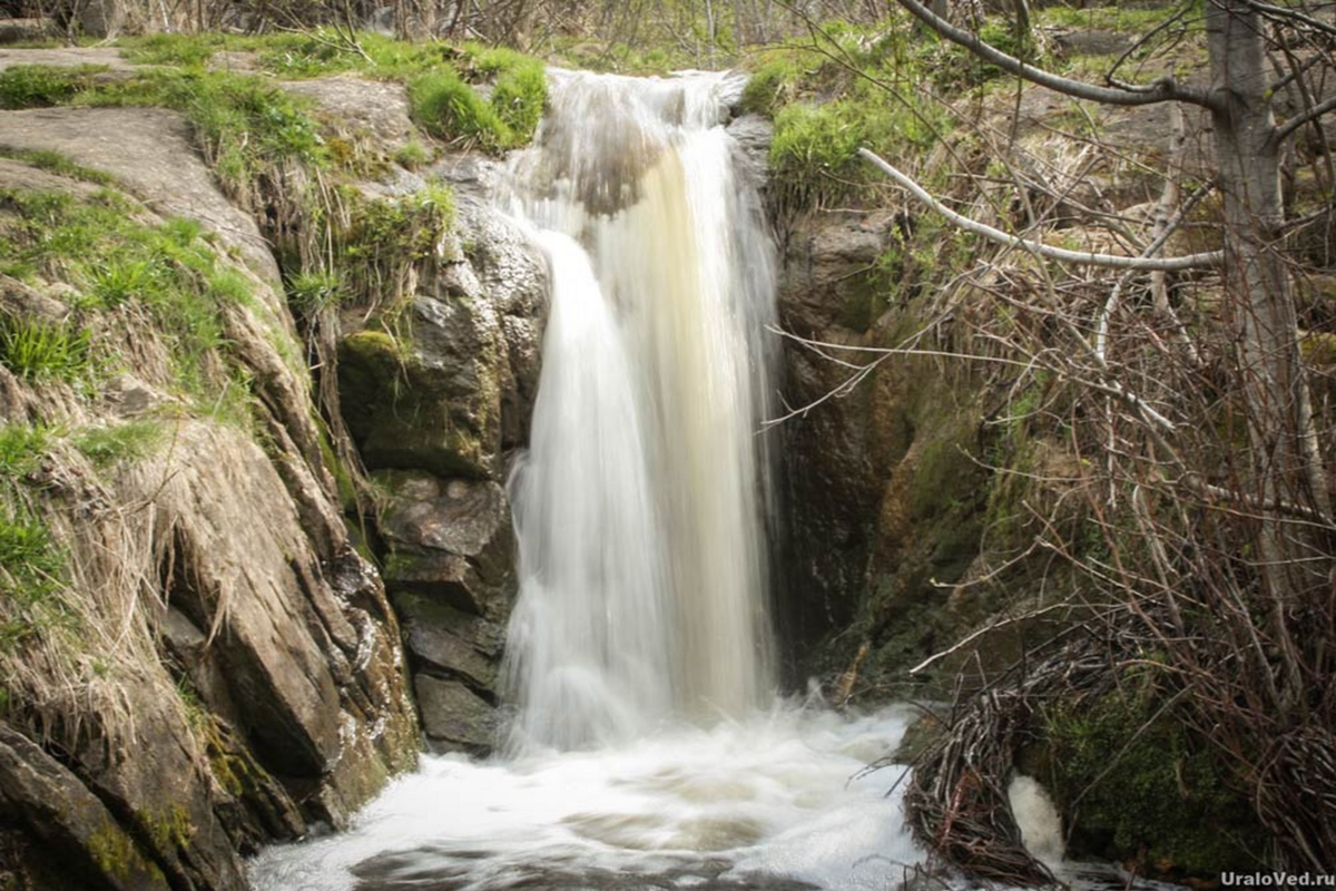 Гилевский водопад Свердловской