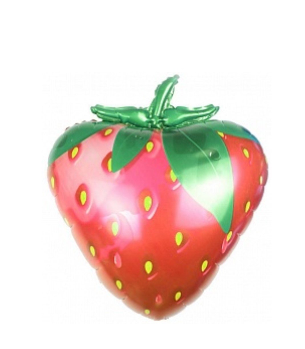 Шар фигура клубника, 56 см