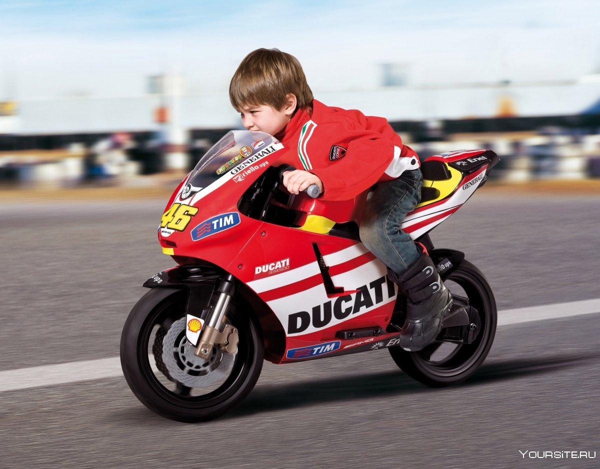 Детский электромотоцикл Ducati GP Valentino Rossi
