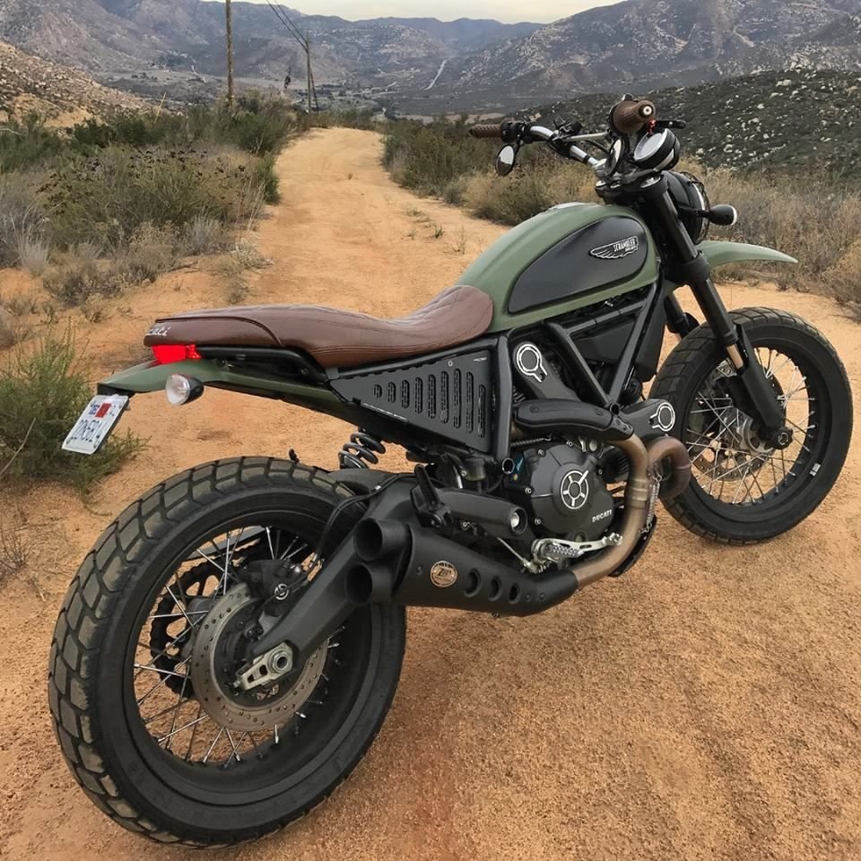 Электромотоцикл Scrambler