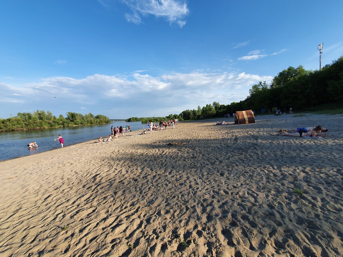 Береговая Новосибирск пляж