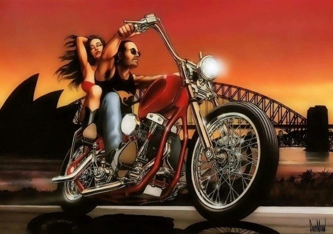 David Mann и Харлей Дэвидсон