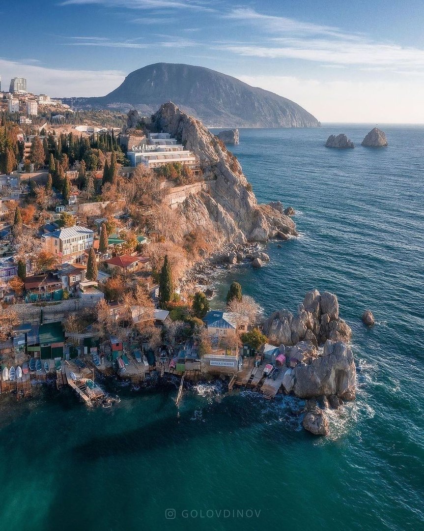 Посёлок Гурзуф в Крыму