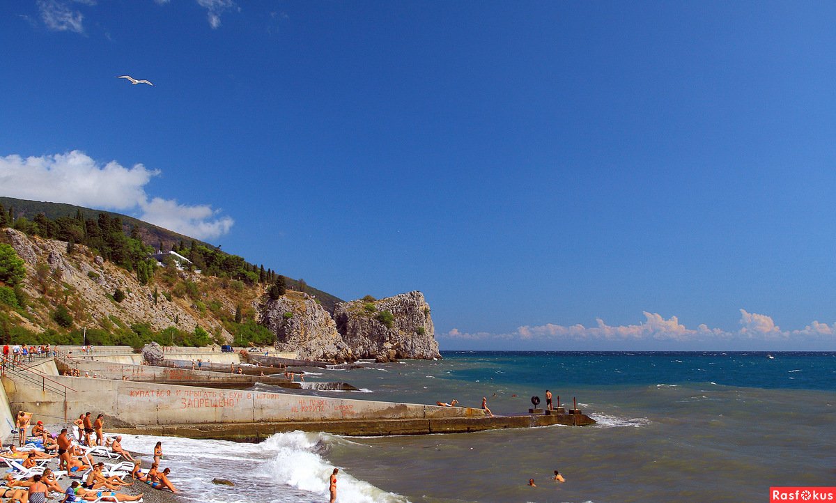 Пляж жако 2007 Гурзуф