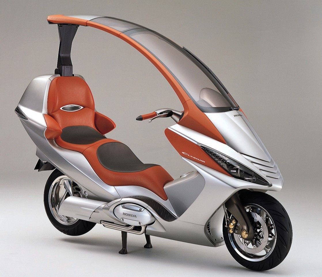 Honda Scooter с крышей