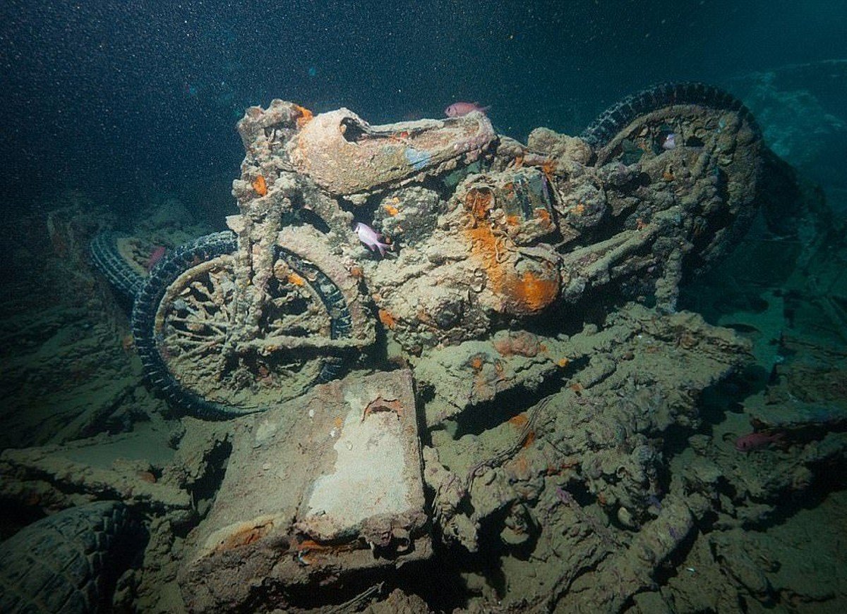 Корабль SS Thistlegorm, красное море