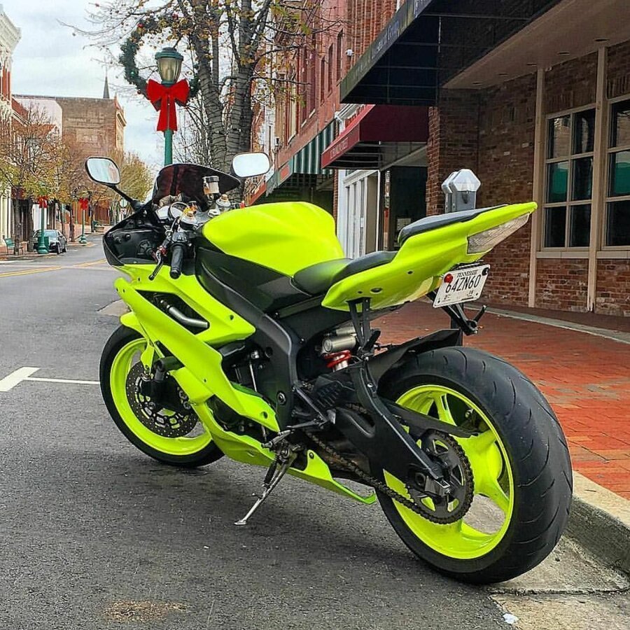 Yamaha r6 салатовая