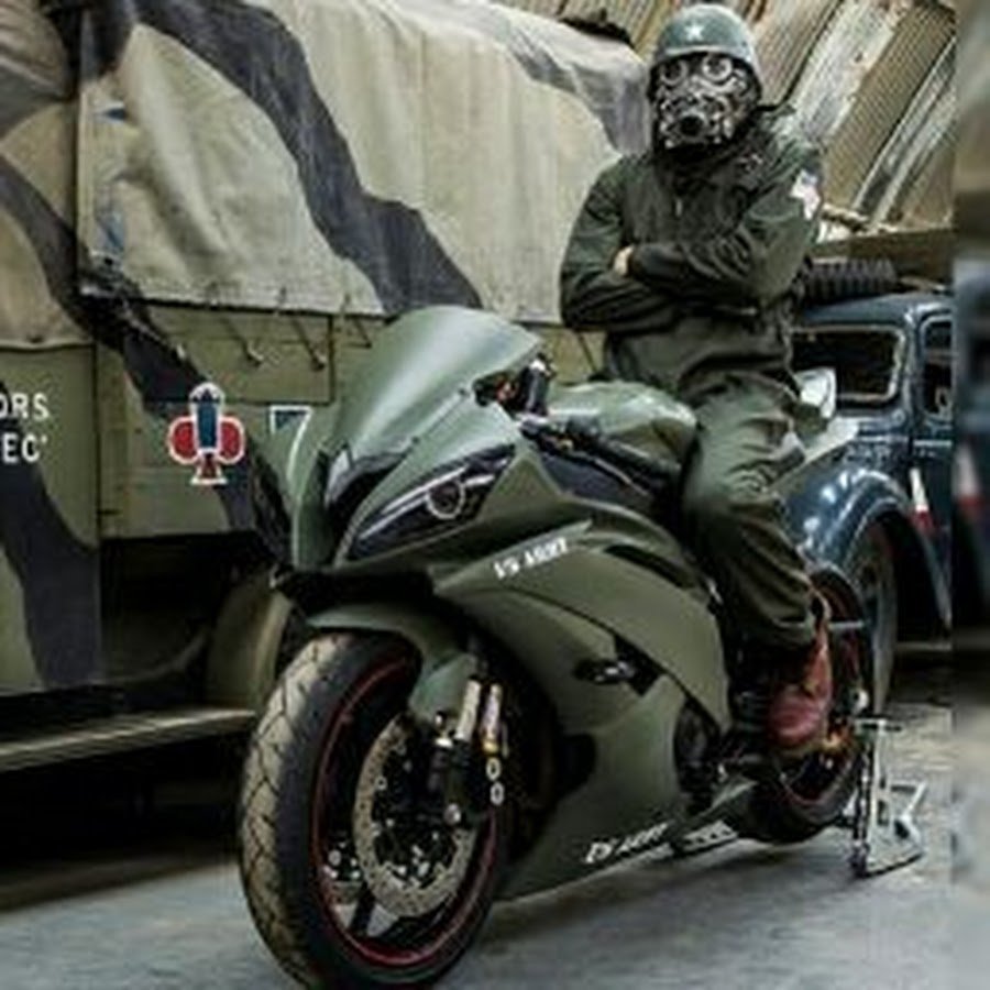 Yamaha r6 в камуфляже