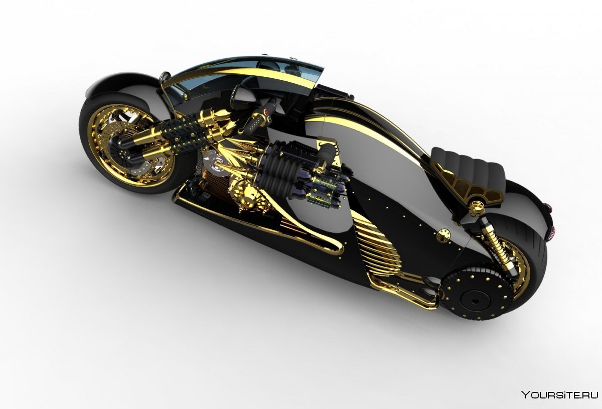 Мотоцикл Lamborghini v4 1000 caramelo