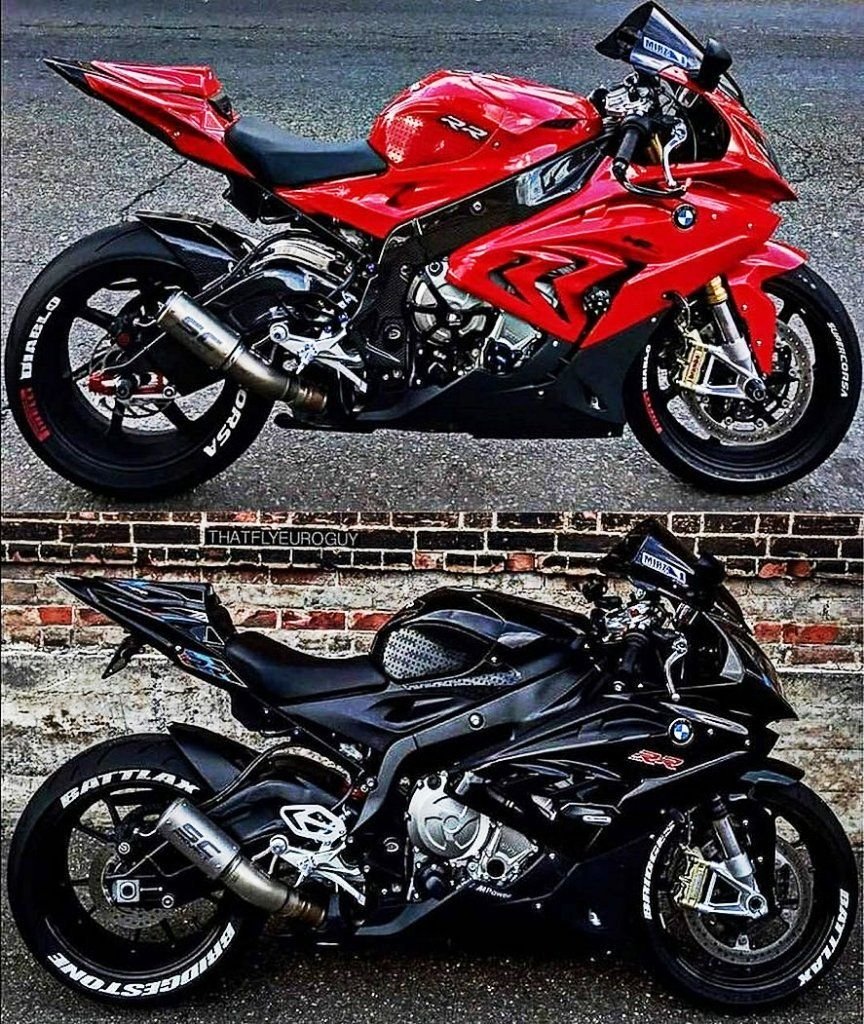 BMW RR 1000 красный