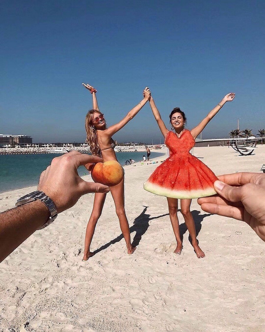 Смешные фотосессии на море