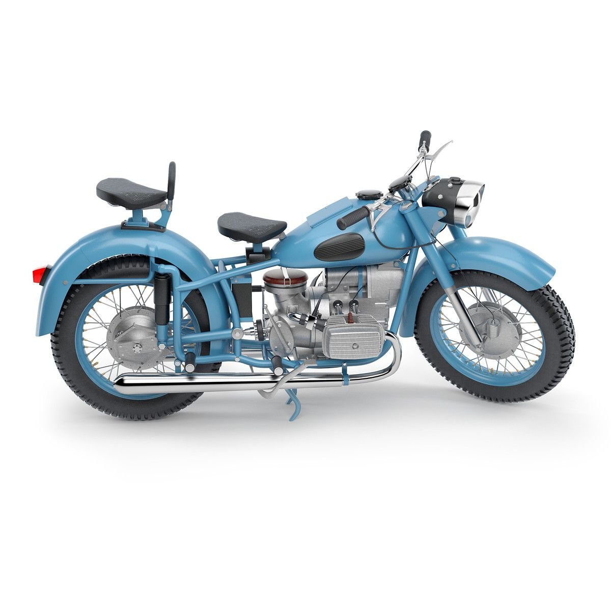 Мотоцикл Урал 3d model