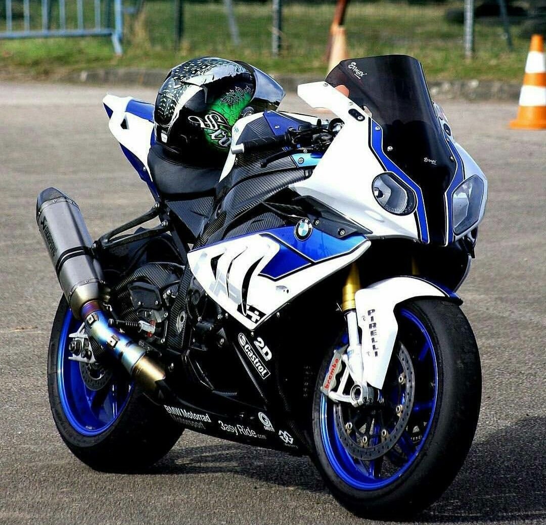 БМВ 1000rr мотоцикл белая синяя