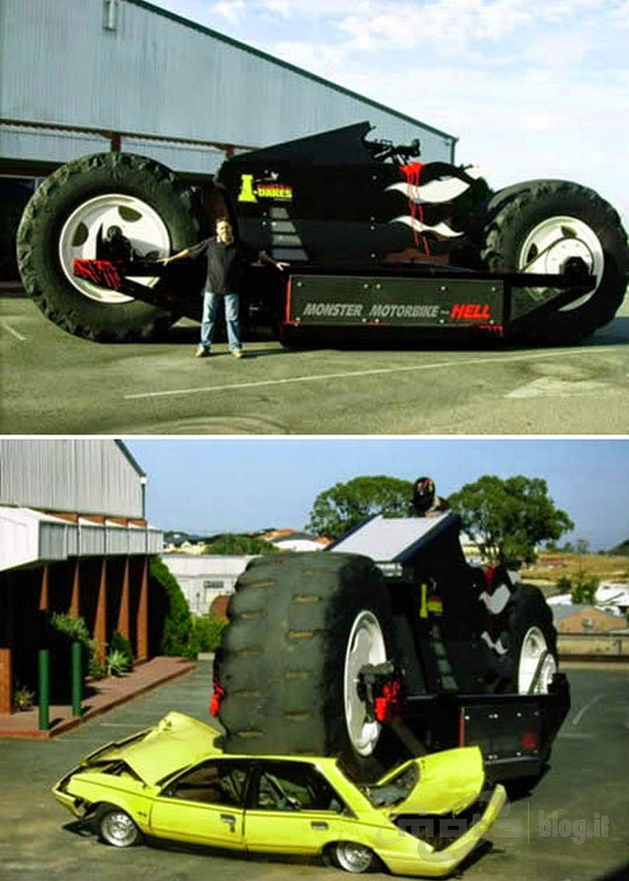 Monster motorbike from Hell