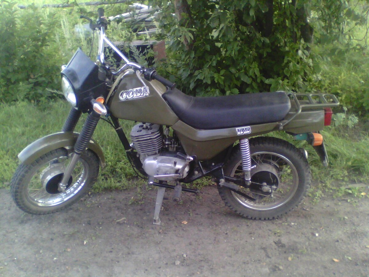 Мотоцикл Сова 200 зеленый