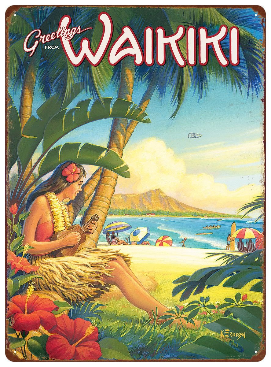 Гавайская вечеринка Aloha Постер