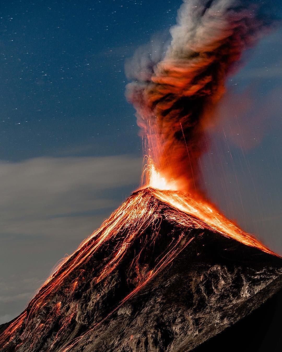 Eruption вулкан