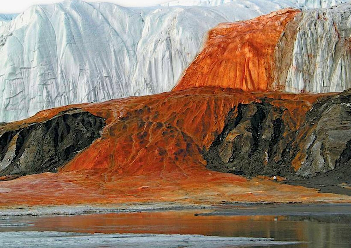 Ледник Тейлора Кровавый водопад