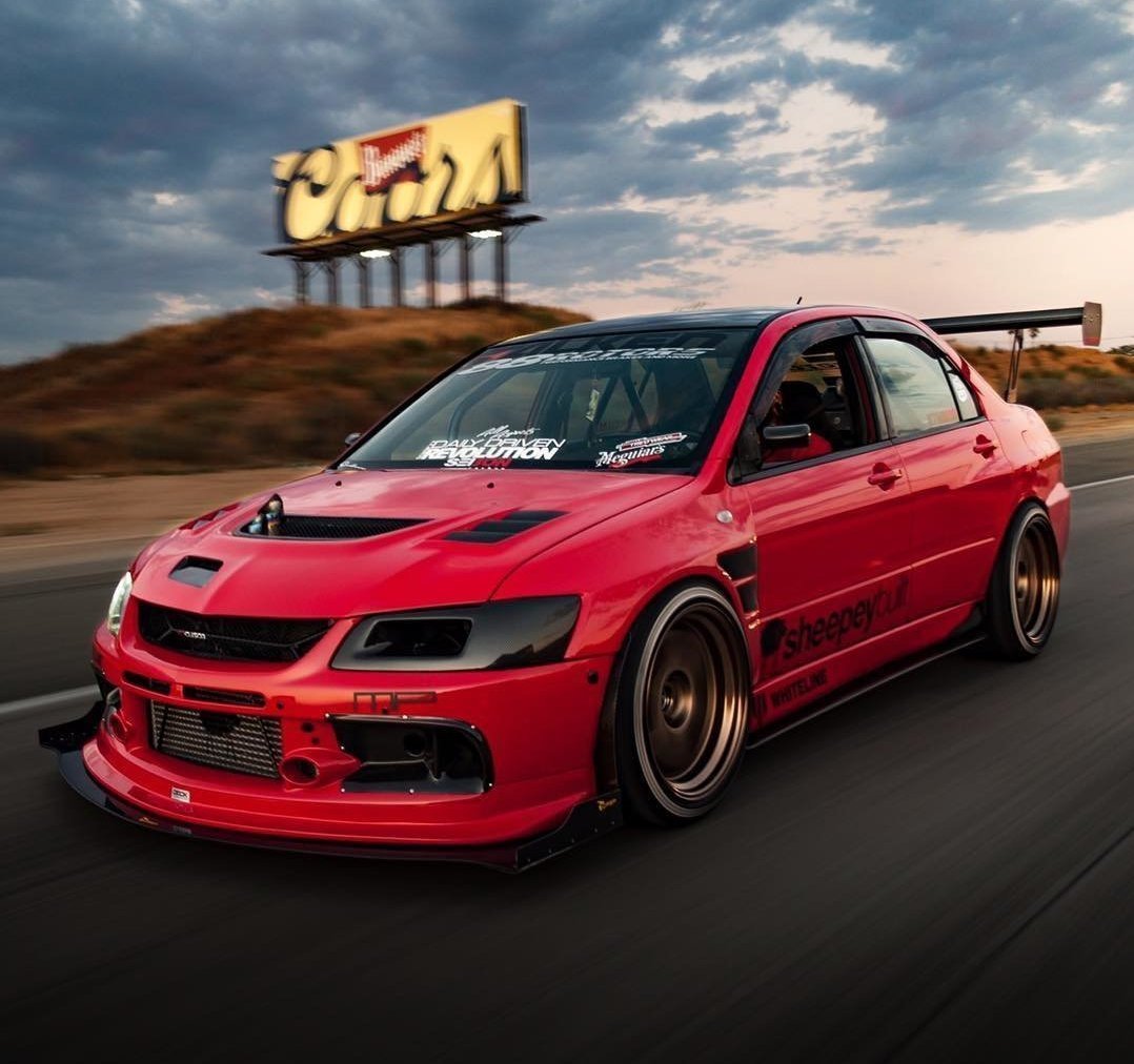 Mitsubishi Lancer Evolution Turbo Drag