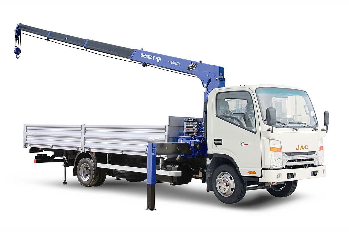JAC n90 с манипулятором Tadano TM-ze364hs