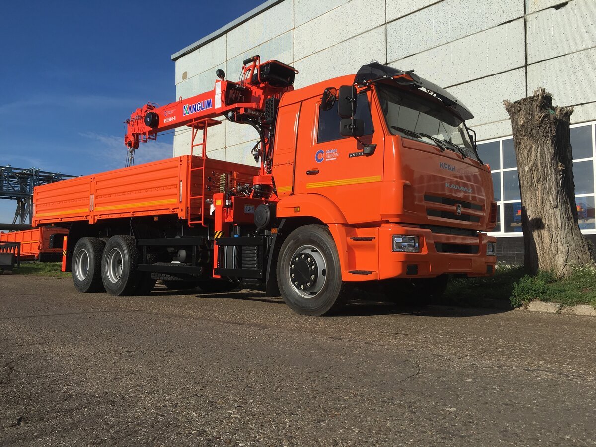 КАМАЗ 65117 С КМУ Kanglim ks1256g-II